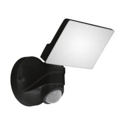 EGLO Pagino Wandlamp Voor buiten - Met Bewegingssensor - IP44 - Zwart