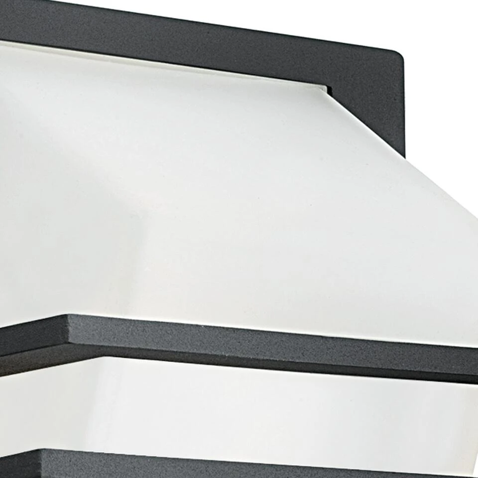 EGLO Park - Buitenverlichting - Wandlamp - 1 Lichts - Antraciet - Wit 5 EGLO Park - Buitenverlichting - Wandlamp - 1 Lichts - Antraciet - Wit - Afbeelding 3