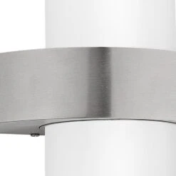 EGLO Beverly - Buitenverlichting - Wandlamp - RVS, Zilver - Wit -Winkel Voor Woonverlichting 1000070440 0102