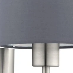 EGLO Pasteri - Wandlamp - 1 Lichts - Nikkel-Mat - Grijs -Winkel Voor Woonverlichting 1000070450 0101