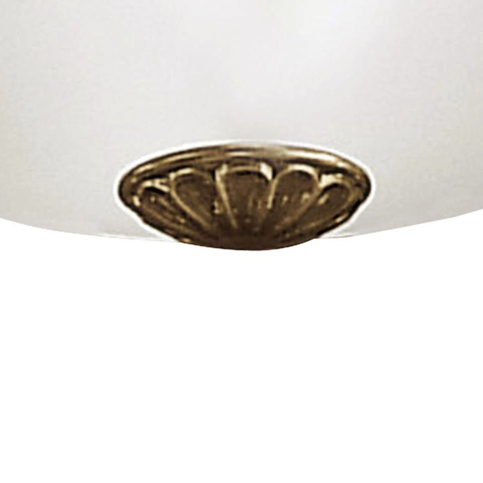 EGLO Imperial - Plafondlamp - 2 Lichts - Ø310mm. - Brons - Wit 5 EGLO Imperial - Plafondlamp - 2 Lichts - Ø310mm. - Brons - Wit - Afbeelding 3