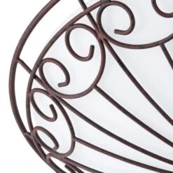 EGLO Colti Plafondlamp - E27 - Ø 35 cm - Antiek-Bruin/Wit gelakt -Winkel Voor Woonverlichting 1000070593 0101