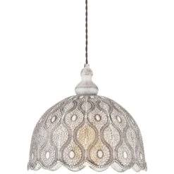 EGLO Vintage Talbot 2 - Hanglamp - 1 Lichts - Antiek Wit -Winkel Voor Woonverlichting 1000070890 0102