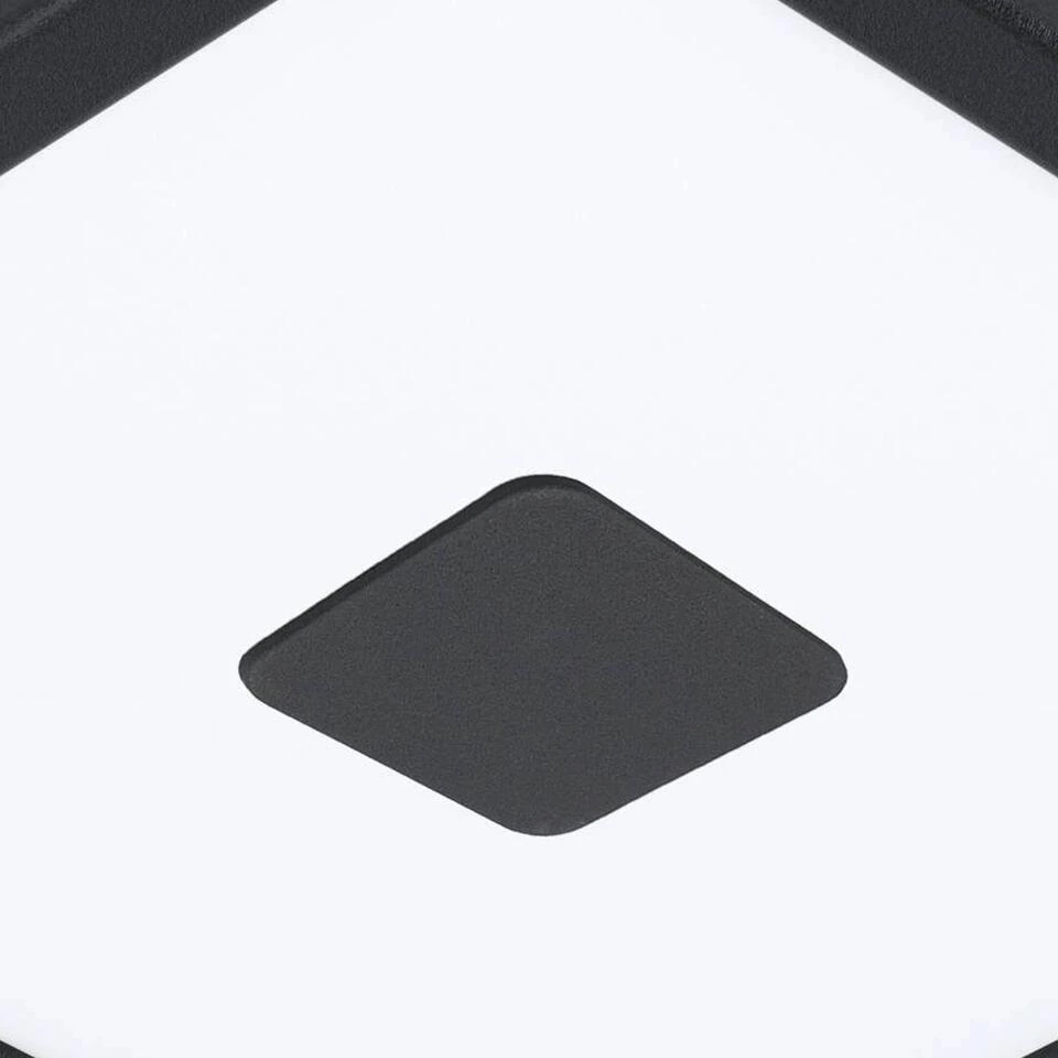 EGLO Iphias 2 Opbouwlamp Buiten - LED - 21 cm - Zwart/Wit 4 EGLO Iphias 2 Opbouwlamp Buiten - LED - 21 cm - Zwart/Wit - Afbeelding 2