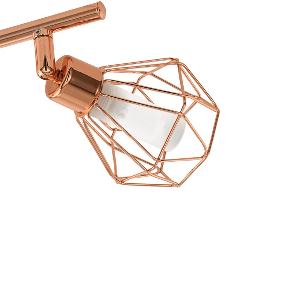 EGLO Zapata - Spot - 2 Lichts - Koper - Wit 4 EGLO Zapata - Spot - 2 Lichts - Koper - Wit - Afbeelding 2