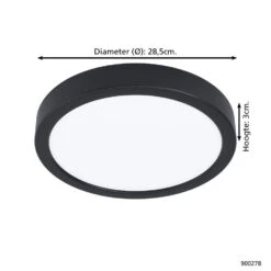 EGLO Argolis 2 Opbouwlamp Buiten - LED - Ø 28,5 cm - Zwart/Wit 9 EGLO Argolis 2 Opbouwlamp Buiten - LED - Ø 28,5 cm - Zwart/Wit -Winkel Voor Woonverlichting 1000072219 0103