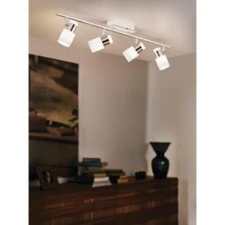 EGLO Davida - Plafondspots - 4 Lichts - Chroom, Wit 9 EGLO Davida - Plafondspots - 4 Lichts - Chroom, Wit -Winkel Voor Woonverlichting 1000072227 0104