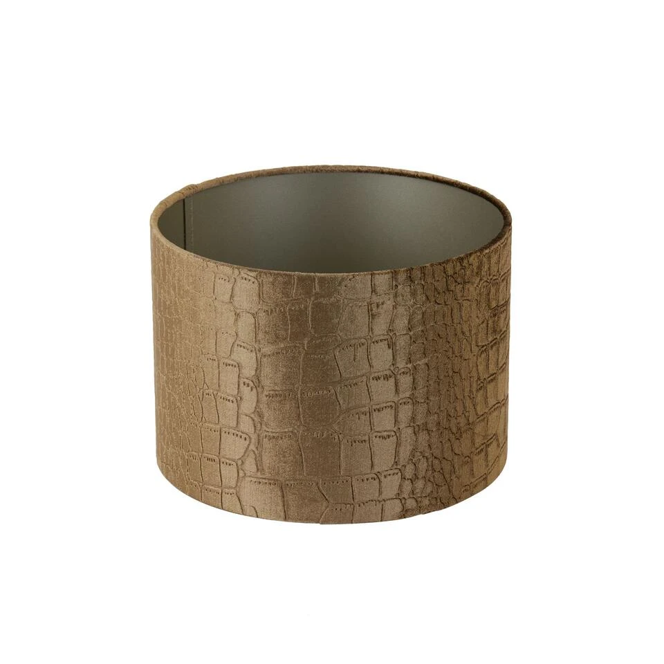 Cilinder Lampenkap Praya - Bruin - Ø30x21cm 4 Cilinder Lampenkap Praya - Bruin - Ø30x21cm - Afbeelding 2