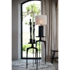 Cilinder Lampenkap Breska - Parel Wit - Ø40x30cm -Winkel Voor Woonverlichting 1000072738 0110