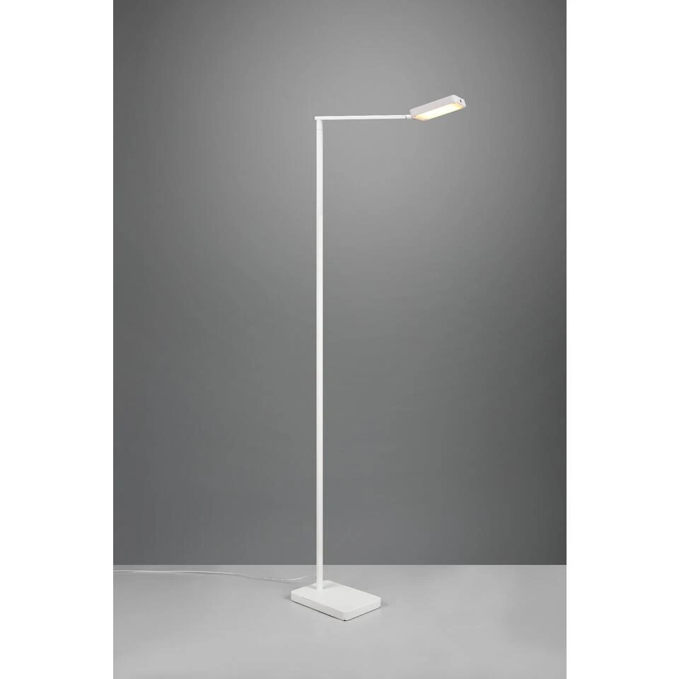 Trio Leuchten Vloerlamp Pavia - 1 Lichts - 48 X130.5 Cm - Wit 4 Trio Leuchten Vloerlamp Pavia - 1 Lichts - 48 X130.5 Cm - Wit - Afbeelding 2