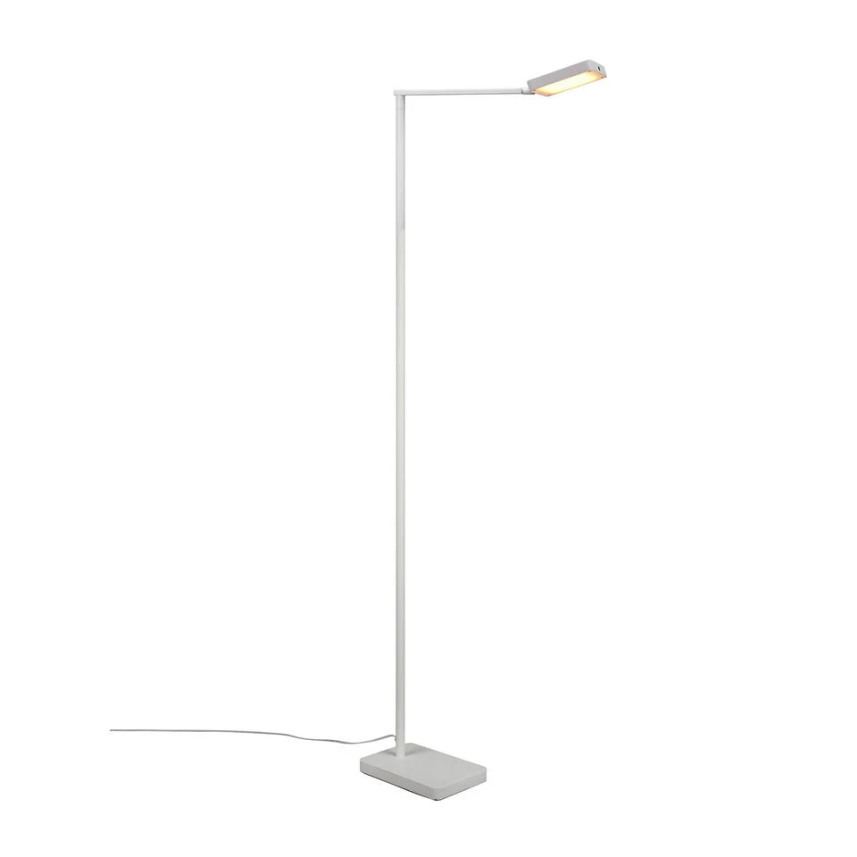 Trio Leuchten Vloerlamp Pavia - 1 Lichts - 48 X130.5 Cm - Wit 3 Trio Leuchten Vloerlamp Pavia - 1 Lichts - 48 X130.5 Cm - Wit