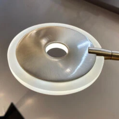 Highlight Vloerlamp Rodeo - 1 Lichts - 50 X130 Cm - Mat Chroom -Winkel Voor Woonverlichting 1000073856 0101