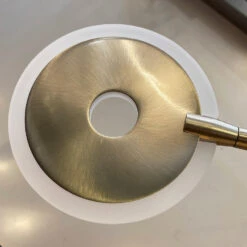 Highlight Vloerlamp Rodeo - 1 Lichts - 50 X130 Cm - Mat Chroom -Winkel Voor Woonverlichting 1000073856 0102