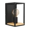 EGLO Libertad Wandlamp - E27 - 24 Cm - Zwart/Bruin -Winkel Voor Woonverlichting 1000076802
