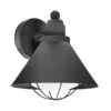 EGLO Vintage Barrosela - Buitenverlichting - Wandlamp - 1 Lichts - Zwart