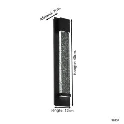 EGLO Villagrazia Wandlamp Buiten - LED - 40 Cm - Zwart -Winkel Voor Woonverlichting 1000076843 0103