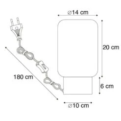QAZQA Design Tafellamp Zwart Met Smoke Glas - Bliss Cute -Winkel Voor Woonverlichting 1000077134 0102