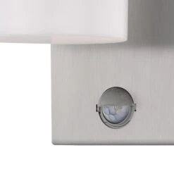 EGLO Atollari - Buitenverlichting - IP44 - Wandlamp - RVS - Wit -Winkel Voor Woonverlichting 1000077700 0102