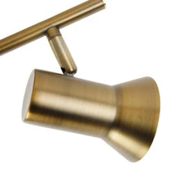 QAZQA Plafondspot Brons Draai- En Kantelbaar - Karin 2 7 QAZQA Plafondspot Brons Draai- En Kantelbaar - Karin 2 -Winkel Voor Woonverlichting 1000078727 0101