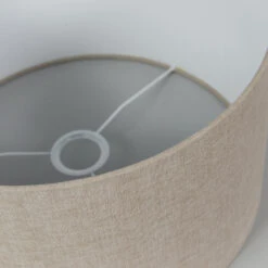 QAZQA Stoffen Lampenkap Lichtbruin 35/35/20 -Winkel Voor Woonverlichting 1000078792 0103