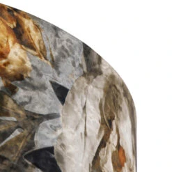 QAZQA Velours Lampenkap Bloemen Dessin 50/50/25 -Winkel Voor Woonverlichting 1000078795 0103