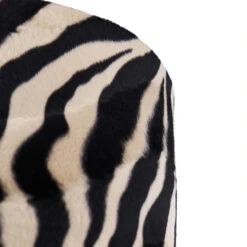 QAZQA Velours Lampenkap Zebra Dessin 25/25/25 Gouden Binnenkant -Winkel Voor Woonverlichting 1000078798 0103