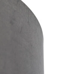 QAZQA Velours Lampenkap Grijs 50/50/25 -Winkel Voor Woonverlichting 1000078803 0103