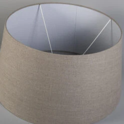 QAZQA Linnen Lampenkap Grijs 55/45/28 -Winkel Voor Woonverlichting 1000078810 0103