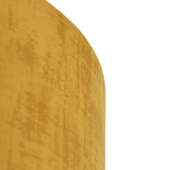 QAZQA Velours Lampenkap Goud 35/35/20 -Winkel Voor Woonverlichting 1000078831 0103