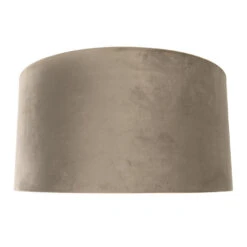 QAZQA Velours Lampenkap Taupe 50/50/25 Met Gouden Binnenkant 9 QAZQA Velours Lampenkap Taupe 50/50/25 Met Gouden Binnenkant -Winkel Voor Woonverlichting 1000078834 0103
