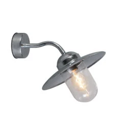 QAZQA Buitenwandlamp Zink IP44 - Munich