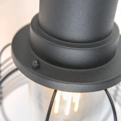 QAZQA Landelijke Buitenwandlamp Zwart IP44 - Guardado -Winkel Voor Woonverlichting 1000078879 0101