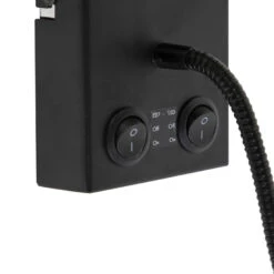 QAZQA Moderne Wandlamp Zwart Met Katoenen Kap - Stacca -Winkel Voor Woonverlichting 1000078881 0101