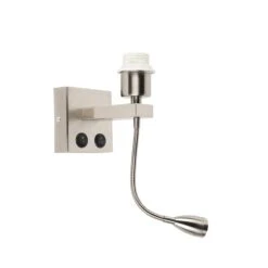 QAZQA Moderne Wandlamp Staal Met Flexarm - Brescia Combi -Winkel Voor Woonverlichting 1000078884 0103