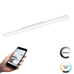 EGLO connect.z Salobrena-Z Smart Plafondlamp - 120 cm - Wit - Dimbaar -Winkel Voor Woonverlichting 1000080286 0102