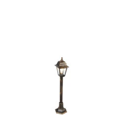 QAZQA Klassieke Lantaarn Antiek Goud 122 Cm IP44 - Capital -Winkel Voor Woonverlichting 1000080964 0103