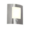 QAZQA Moderne Buitenwandlamp Staal Bewegingssensor IP44 - Emmerald 1 -Winkel Voor Woonverlichting 1000084674