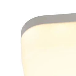 QAZQA Moderne Plafondlamp Vierkant Incl. LED - Plater -Winkel Voor Woonverlichting 1000084680 0101