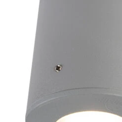 QAZQA Opbouwspot Grijs IP55 Incl. GU10 - Franca -Winkel Voor Woonverlichting 1000084681 0101