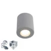 QAZQA Opbouwspot Grijs IP55 Incl. GU10 - Franca 1 QAZQA Opbouwspot Grijs IP55 Incl. GU10 - Franca -Winkel Voor Woonverlichting 1000084681