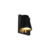 QAZQA Buitenwandlamp Zwart IP44 Met Bewegingsmelder - Femke 2 QAZQA Buitenwandlamp Zwart IP44 Met Bewegingsmelder - Femke -Winkel Voor Woonverlichting 1000084683
