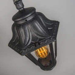 QAZQA Landelijke Buitenhanglamp Zwart IP44 - Anna -Winkel Voor Woonverlichting 1000084686 0103