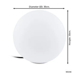 EGLO Connect.z Monterolo-Z Smart Vloerlamp Buiten - E27 - Ø 30 Cm -Winkel Voor Woonverlichting 1000085380 0103