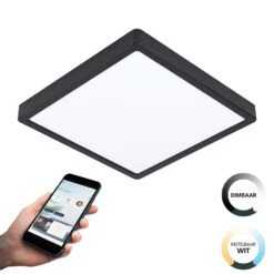 EGLO connect.z Argolis-Z Smart Opbouwlamp Buiten - 28,5 cm - Zwart -Winkel Voor Woonverlichting 1000085402 0102