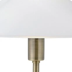 Eglo Solo 1 - Tafellamp - 1 Lichts- Ø260mm. - Brons, Noot - Wit -Winkel Voor Woonverlichting 1000085405 0101