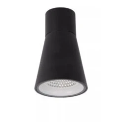 Lucide DERBY - Plafonnière Buiten - LED - 1x9W 2700K - IP65 - Zwart -Winkel Voor Woonverlichting 1000087833 0102