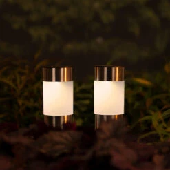 Lumineo Prikspot Set - 10 Stuks - Zilver - H14 Cm - RVS 8 Lumineo Prikspot Set - 10 Stuks - Zilver - H14 Cm - RVS -Winkel Voor Woonverlichting 1000088217 0102