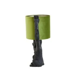 Tafellamp Monkey - Zwart/Groen - 46x32x68cm -Winkel Voor Woonverlichting 1000090097 0111