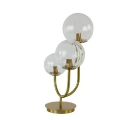 Tafellamp Magdala - Glas/Goud - 3L -Winkel Voor Woonverlichting 1000090113 0110