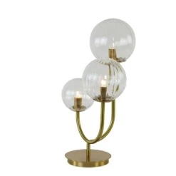 Tafellamp Magdala - Glas/Goud - 3L -Winkel Voor Woonverlichting 1000090113 0111